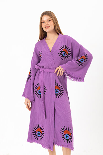 Denizli Kimono 100% قطن موسلين كيمونو، قفطان جونس جوي مطبوع، كيمونو، ملابس من...