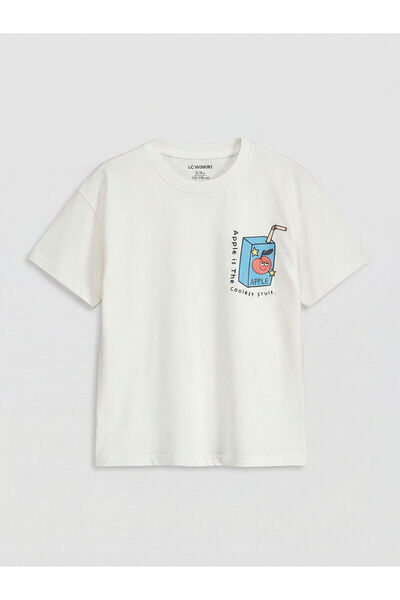 LC Waikiki Ανδρικό μπλουζάκι Seray New Season Crew Neck με τύπωμα