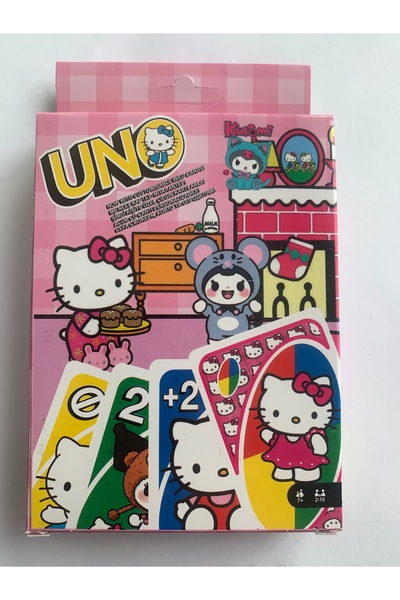 card Hello Kitty & Kuromi Uno Kart