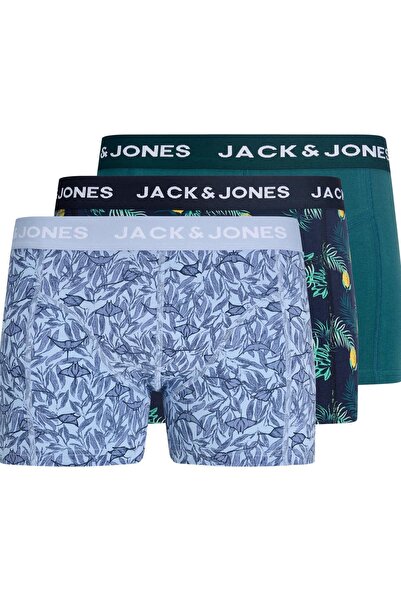 Jack & Jones Jacjake Lemon Trunks Men's 3-Piece Boxer Set Cotton