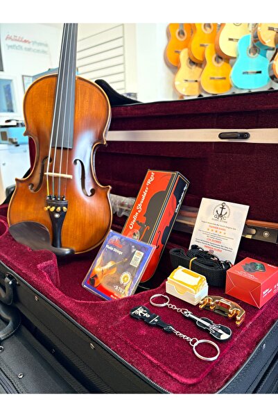 GMC MUSIC STORE Vivaldi VL-904A Tam Boy Keman Seti ( yastık,Susturucu,yedek t...