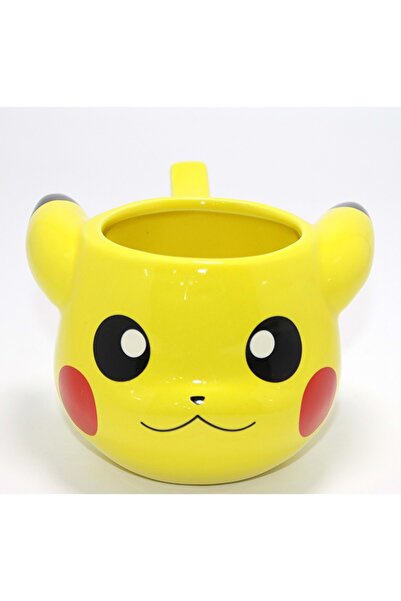 Store Pokemon Pikachu 3D Kabartmalı Karakter Tasarımlı Kupa Bardak 7.5*9 Cm