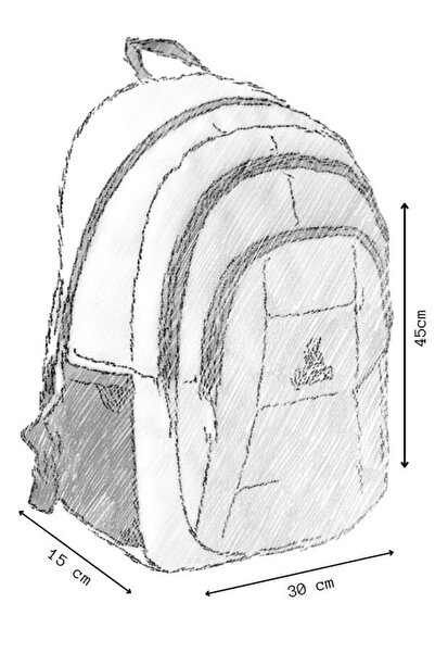 vier adler münster laptop bölmeli günlük sırt çantası okul çantası