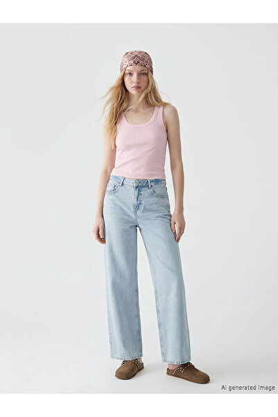 LC Waikiki Ozmarka New Season Wideleg Women's Jean Pants