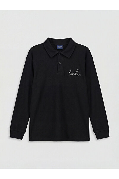 LC Waikiki Ανδρικό μπλουζάκι για αγόρια Özmarka New Season Polo Yaka London Μ...