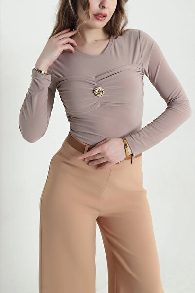 Secret Passion Lingerie New Season Buckle Detail Long Sleeve Women's Stretch ...