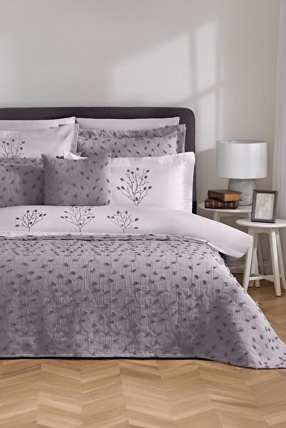 Özdilek بلومي باترن سرير تول ü مزدوج طقم غطاء لحاف