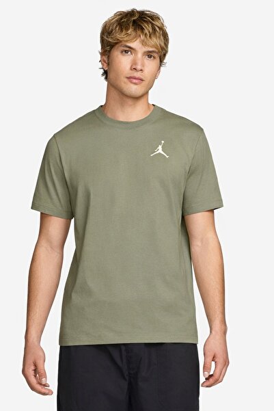 Nike Tricou casual pentru bărbați Air Jordan Jumpman SS Crew, verde