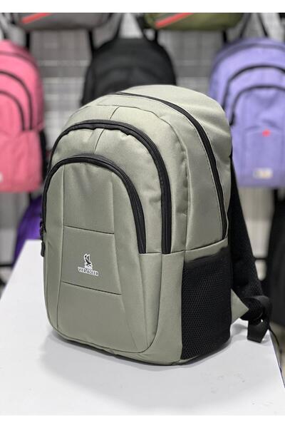 vier adler münster laptop bölmeli günlük sırt çantası okul çantası