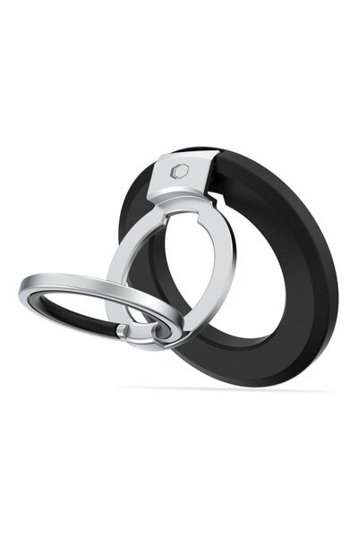 Tech-Protect Suport magnetic cu inel pentru telefon MMR500 MagSafe, negru
