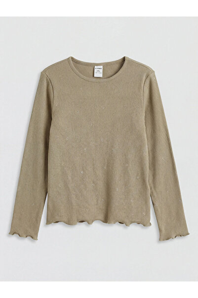 LC Waikiki Özmarka Нова колекция велосипедна блуза с шарка на врата за момичета