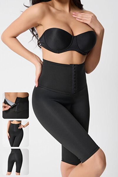 Shopynar حراري شورت ساونا بأربطة / شورت ساونا بمشبك