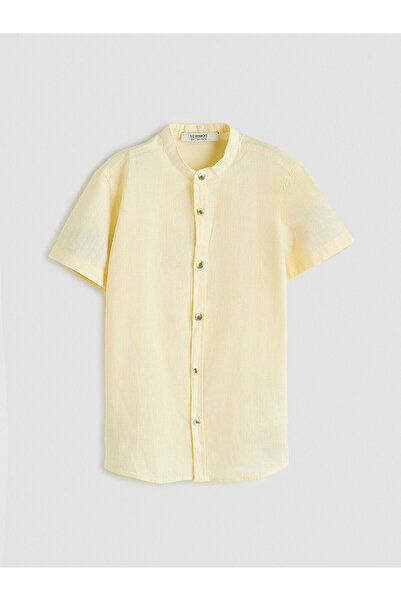 LC Waikiki Two Mt Shop Quality Premium Lapel Short Sleeve Boys' Shirt