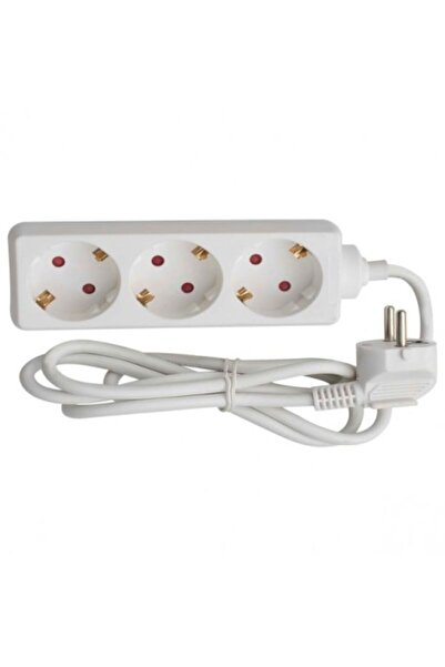 SimpluAcasa Prelungitor Electric 3 Prize cu Protecție, Lungime 3m, Împământar...