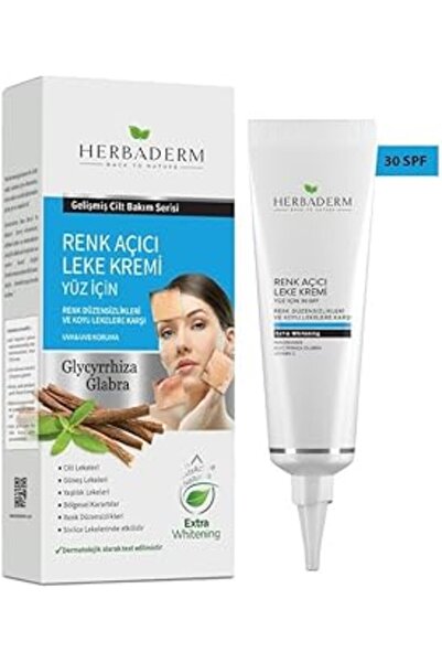 SHC42000 Herbaderm Cilt Beyazlatıcı Renk Açıcı Yüz Için Kremi 55 Ml