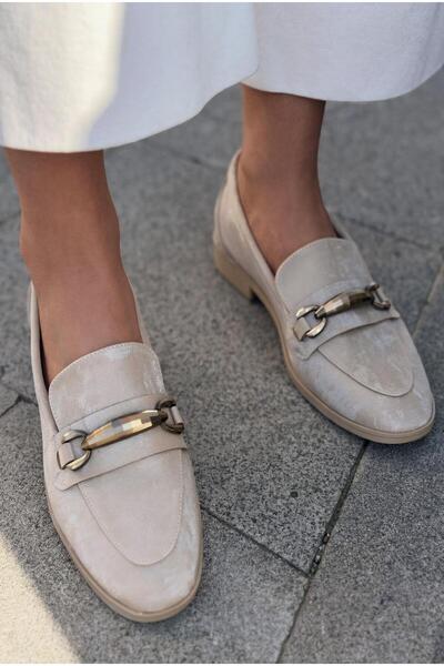 I Love Shoes Ardena Women's Loafers Beige Satin