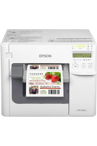 EPSON Imprimanta de etichete color ColorWorks TM-C3500, USB, Retea