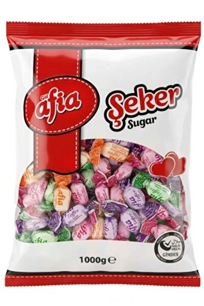 Afia حلوى طرية محشوة بالفواكه 1 كجم معتمدة من جيمديس
