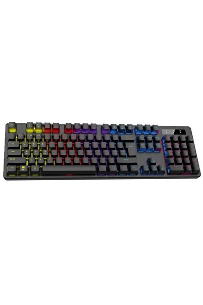 Varr Tastatura Gaming Fighter 2, USB, Mecanica, iluminata (Negru)