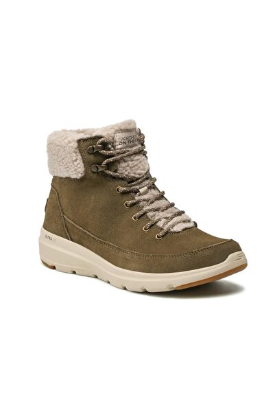 SKECHERS Ghete de iarnă pentru femei Glacial Ultra Woodlands Verde Măsliniu, ...