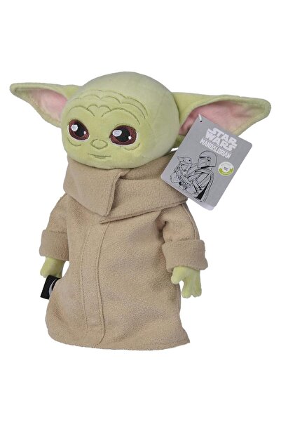 Disney Реалистична плюш играчка Мандалорският Грогу, 28 см