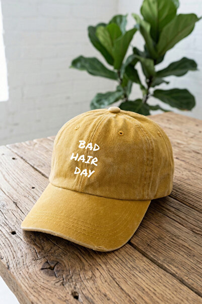 emybox Bad Hair Day Written Washable Unisex Hat - Vintage Metal Buckle Adjust...