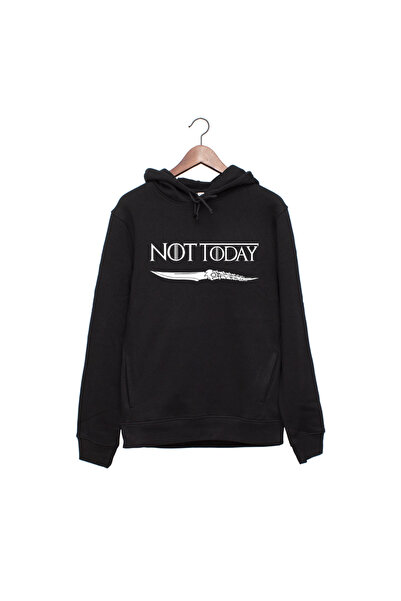 Kartier Not today unisex black sweatshirt