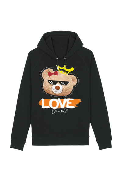 Kartier Hanorac Negru Unisex Love Yourself