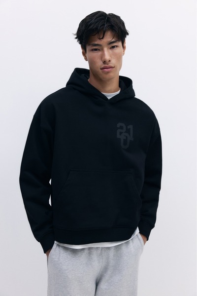ZAVIXO -Men's 3 Thread Street Style O Oversized Sweatshirt – Comfortable Fit ...