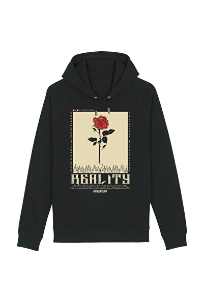 Kartier Reality Unisex Black Hoodie
