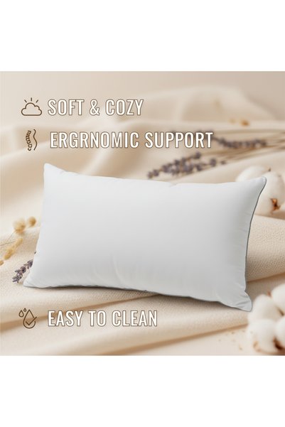 Bleco 1pc Breathable And Skin-Friendly Pillow | Providing Neck Support, Promoting Restful Sleep