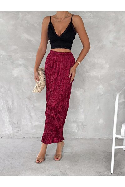 Elmas butik تنورة طويلة مزينة بالترتر