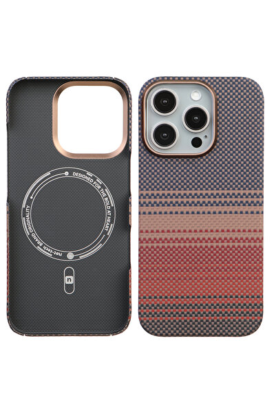 Casen iPhone 16 Pro Uyumlu Premium Karbon Fiber Kılıf Darbe Emici Lüks Kamera...
