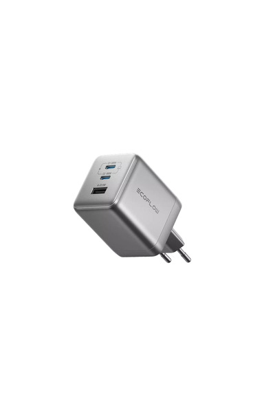 Ugreen Incarcator de retea EcoFlow RAPID Pro 100W, 2x USB-C, 1x USB-A, GaN (Gri)