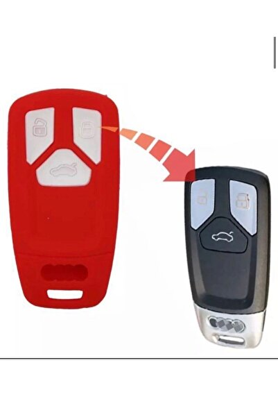 CİHAN GROUP For Audi Keyless A4 A5 A6 A7 Q3 Q5 Silicone Key Protection Case R...