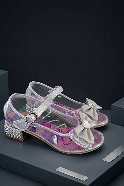 MUGGO PONYTA Διαφανή Με γκλίτερ Λεπτομέρεια με φιόγκο Παπούτσια βραδινού φορέ...