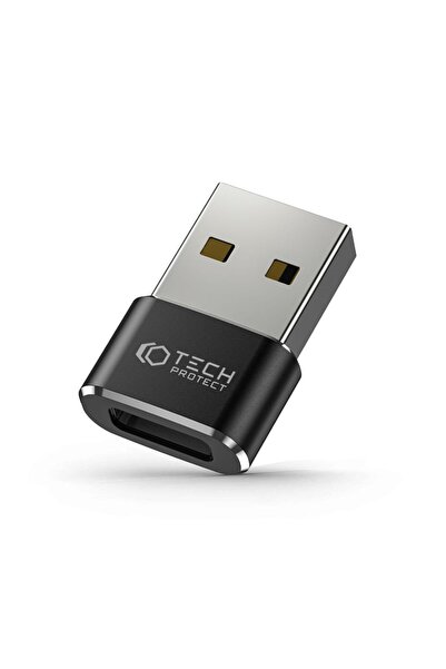 Tech-Protect Adaptor UltraBoost USB-C mamă la USB-A mascul, negru
