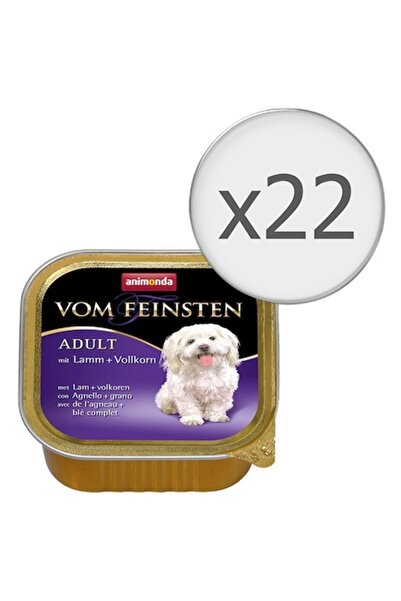 Animonda Hrană umedă pentru câini Vom Feinsten, miel și cereale, 22 buc x 150g