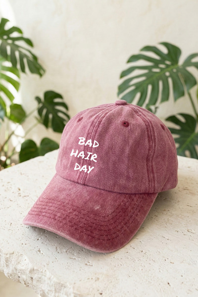 emybox Bad Hair Day Written Washable Unisex Hat - Vintage Metal Buckle Adjust...