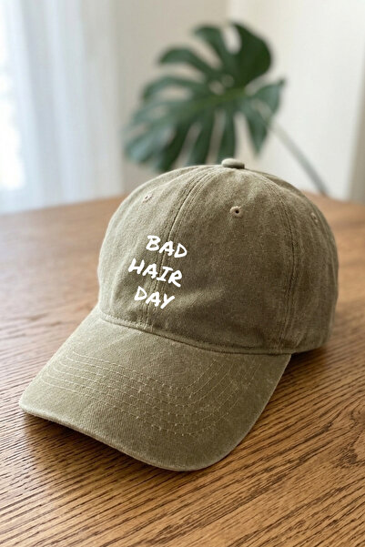 emybox Bad Hair Day Written Washable Unisex Hat - Vintage Metal Buckle Adjust...