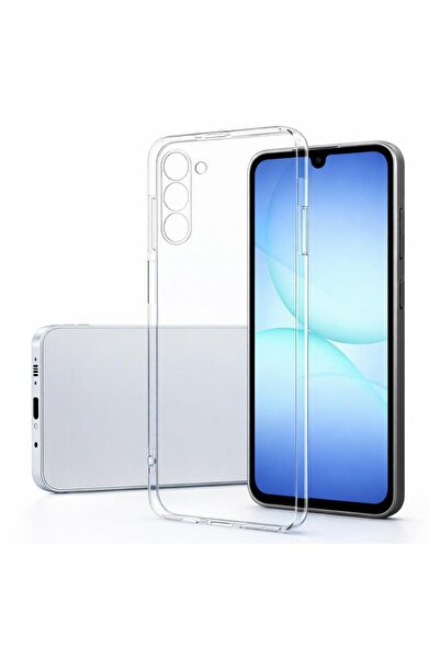 bzontech Samsung Galaxy A17 5G Uyumlu Kılıf Şeffaf Kamera Korumalı 3D