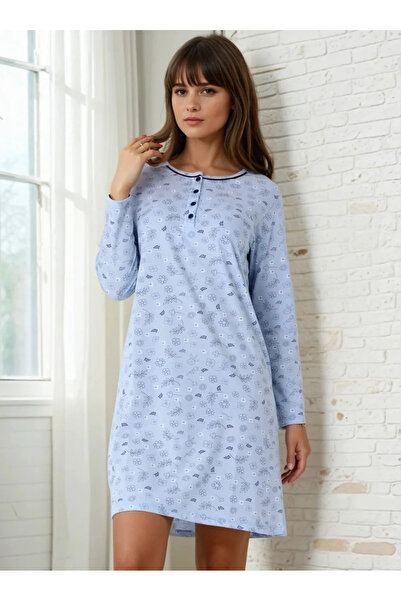 Formommy Maternity and nursing shirt For Mommy Blue, made of Cotton, medium l...