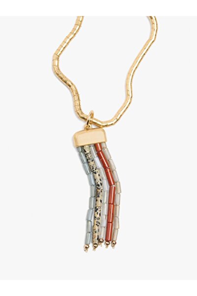 PARFOIS Taş Boncuklu Uzun Kolye