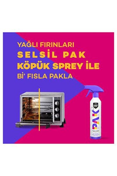Selsil 6 Adet Pak Köpük Temizleyici Sprey 500 Ml