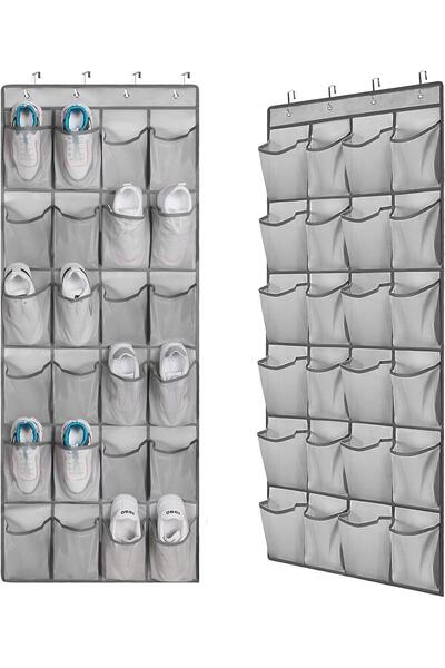 valkyrie Organizator de pantofi pentru spatele ușii cu 24 compartimente – Org...