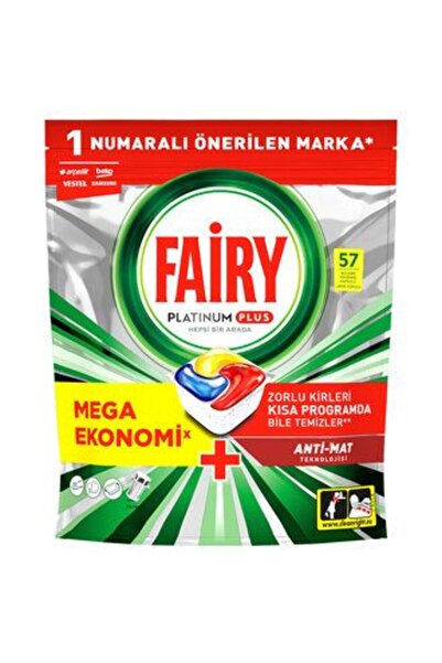 FAİRYTALE 1 قطعة من أقراص فيري بلاتينيوم بلس 57 قرصًا 884 جرام
