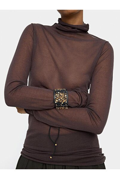 PARFOIS Deri Geniş Bileklik