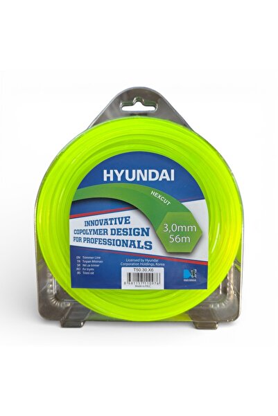 Hyundai HexCut Tırpan Misinası 3.0 mm 56 m – Altıgen Kopolimer Misina