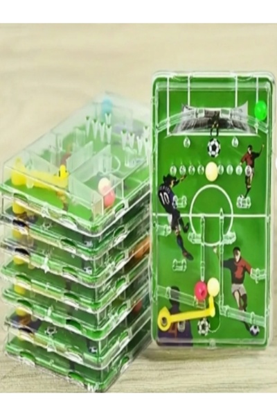 Emrah Gültekin 2 Pieces Mini Handheld Football Pinball Game with 2 Lollipop Candies in Gift Pack for School Distribution