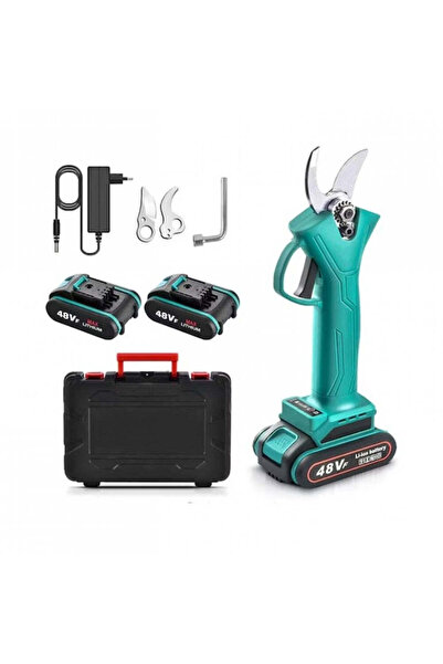 OKBOONS Foarfeca Electrica de Gradina OKBOONS™, 48V, 2 Acumulatori, Unghi Reg...